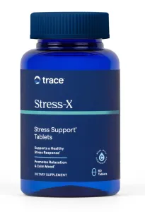 Maisto papildas TRACE MINERALS STRESS-X B grupės vitaminų ir joninių mineralų kompleksas nervinei sistemai tabletės N60